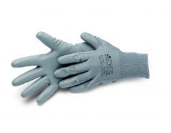 Handschuhe Nylon PU-beschichtet grau  4266.