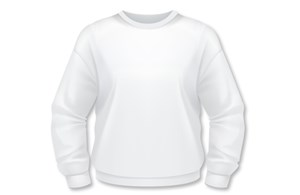 Maler-Sweatshirt weiß 
