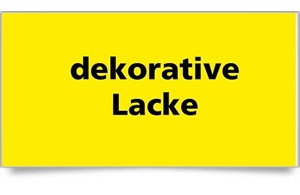 dekorative Lacke